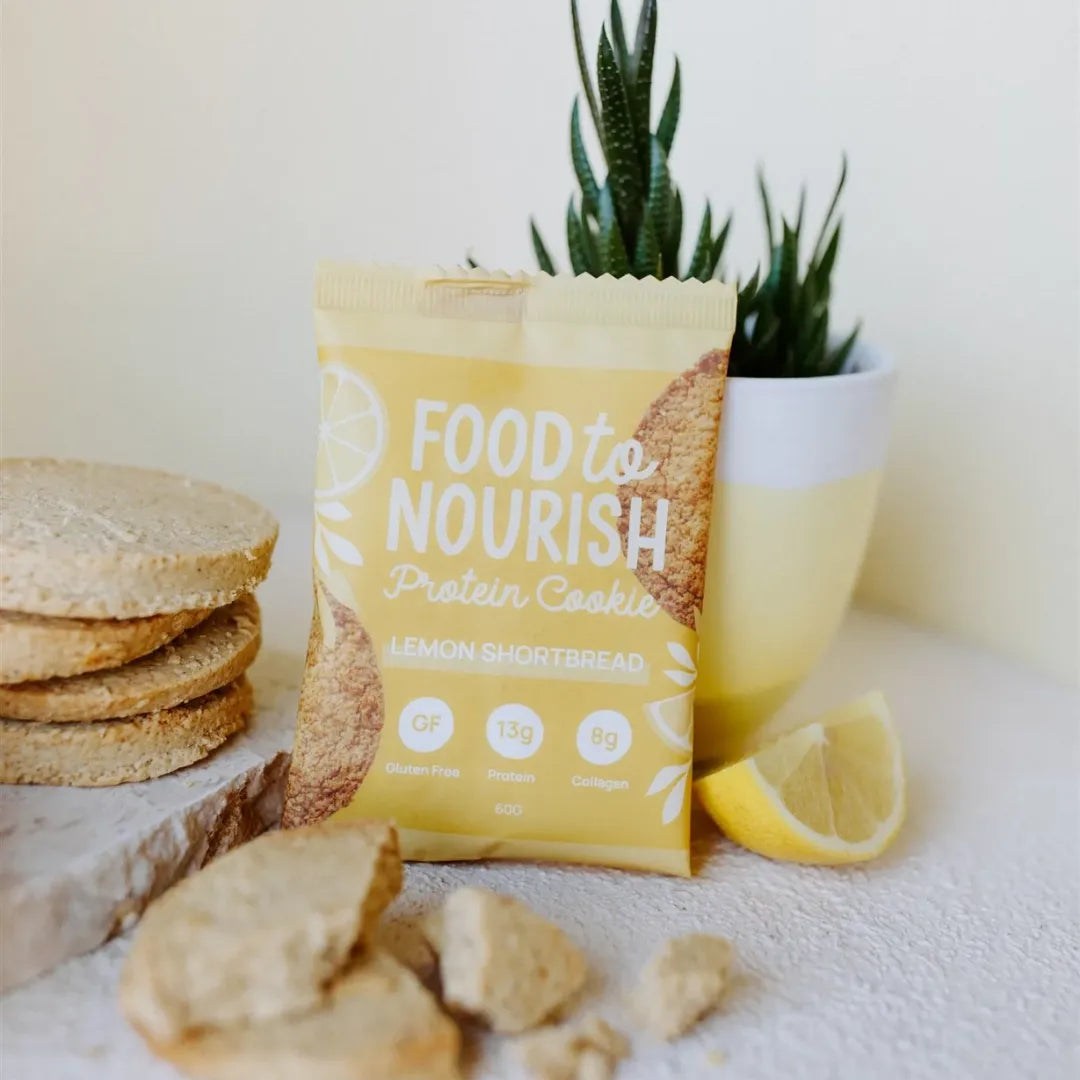 Food to Nourish Protein Cookie Lemon Shortbread 60g