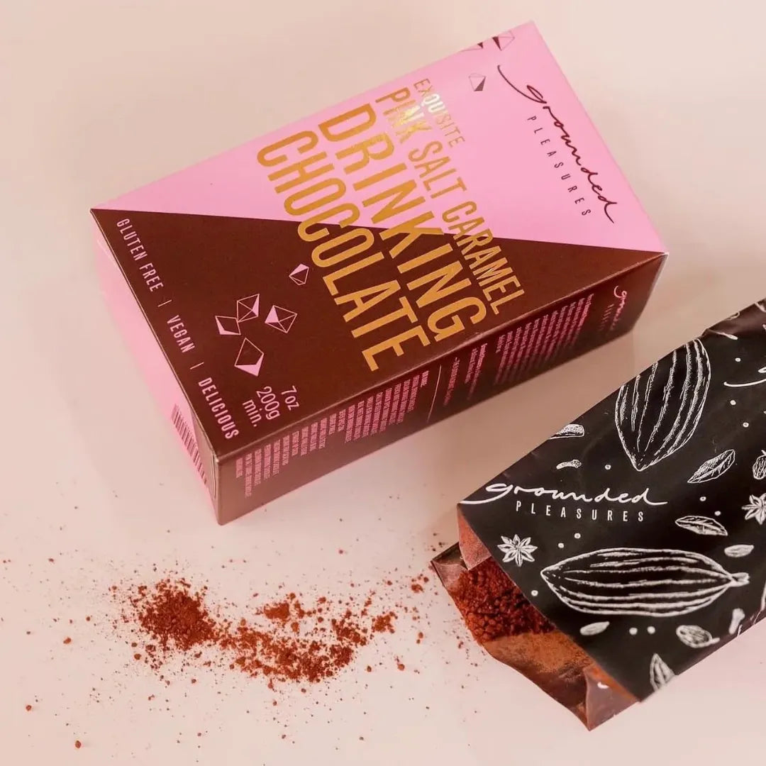 Grounded Pleasures | Pink Salt Caramel Hot