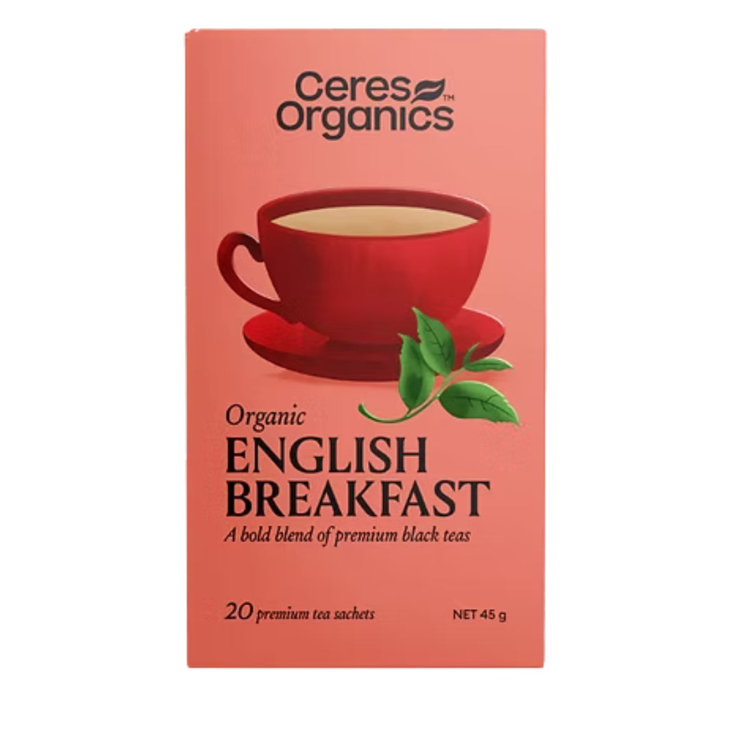 Ceres Organic English Breakfast Tea 20pk