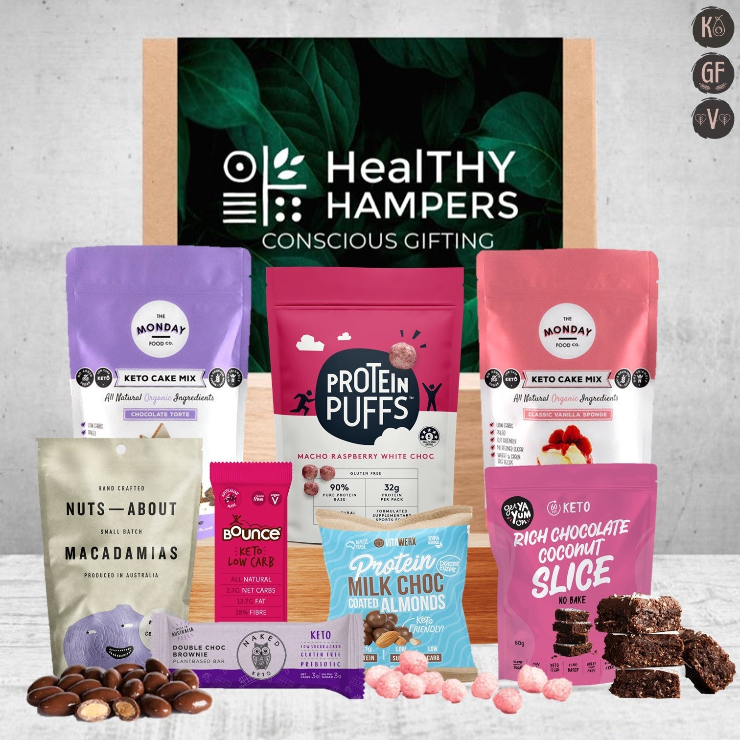 Keto Sweets & Savory Snack Hamper