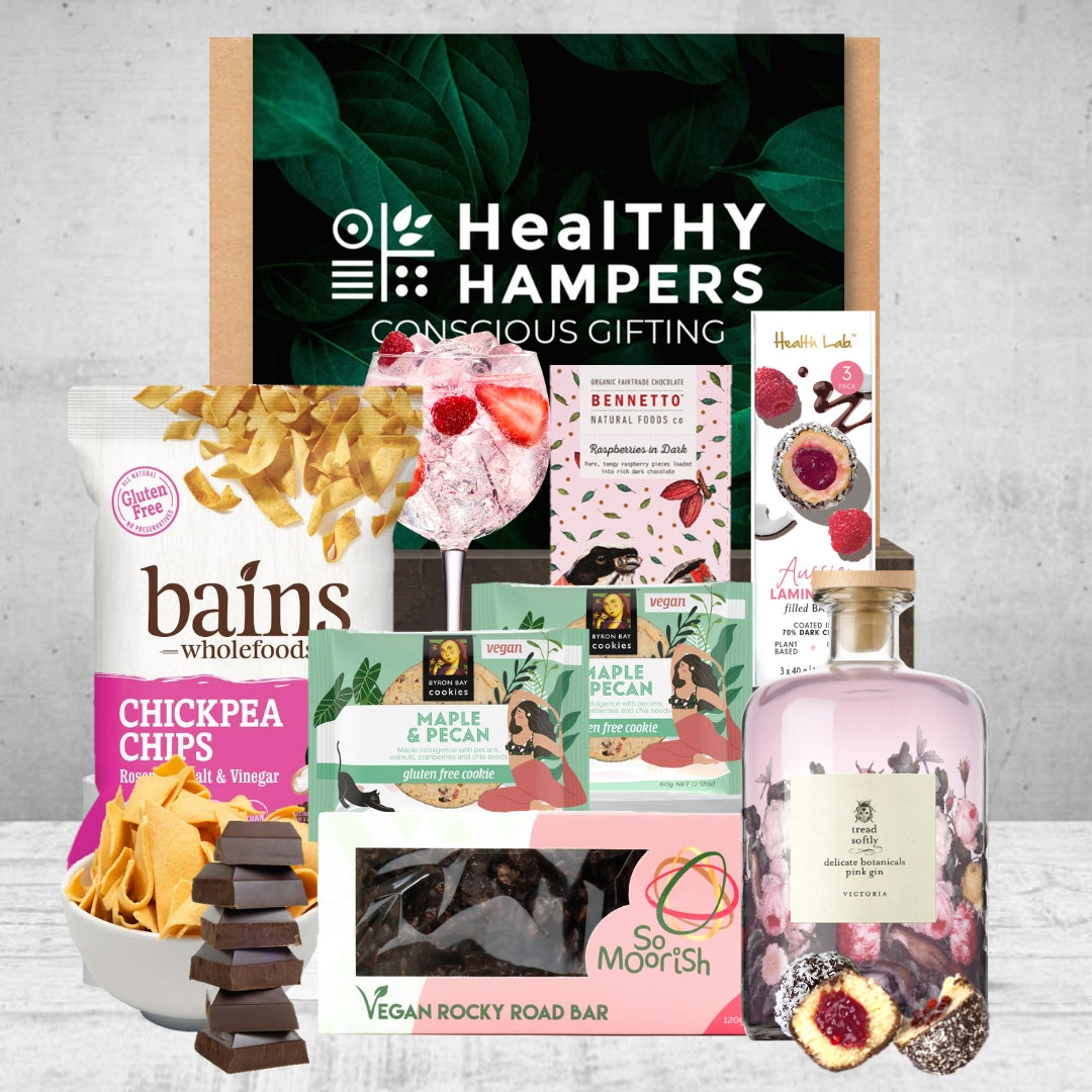 Vegan Pink Gin Hamper For Her