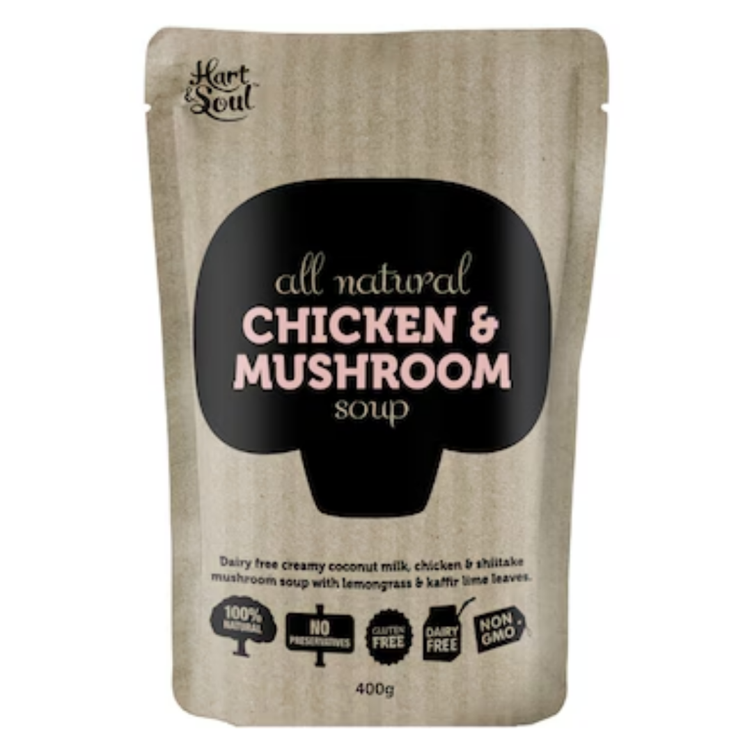Hart & Soul Chicken & Mushroom Soup Pouch 400g