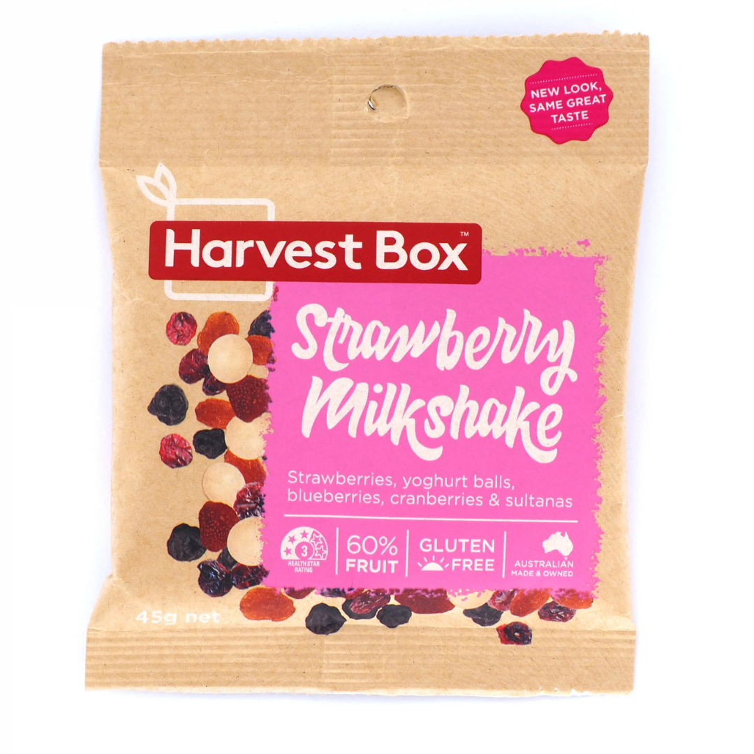 Harvest Box Strawberry Milkshake 45g