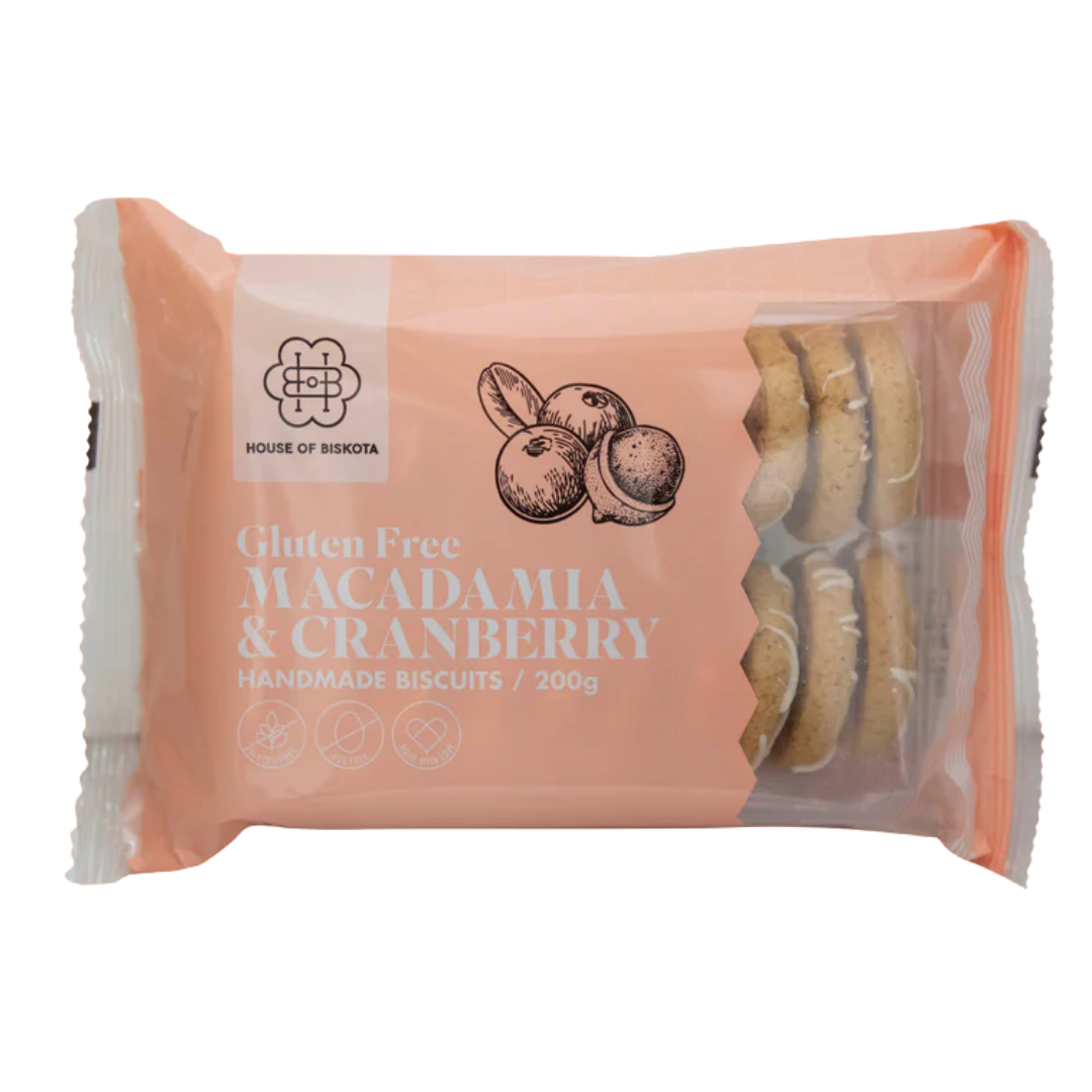 House of Biskota Macadamia Cranberry 200g