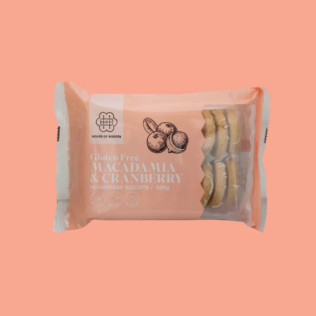 House of Biskota Macadamia Cranberry 200g
