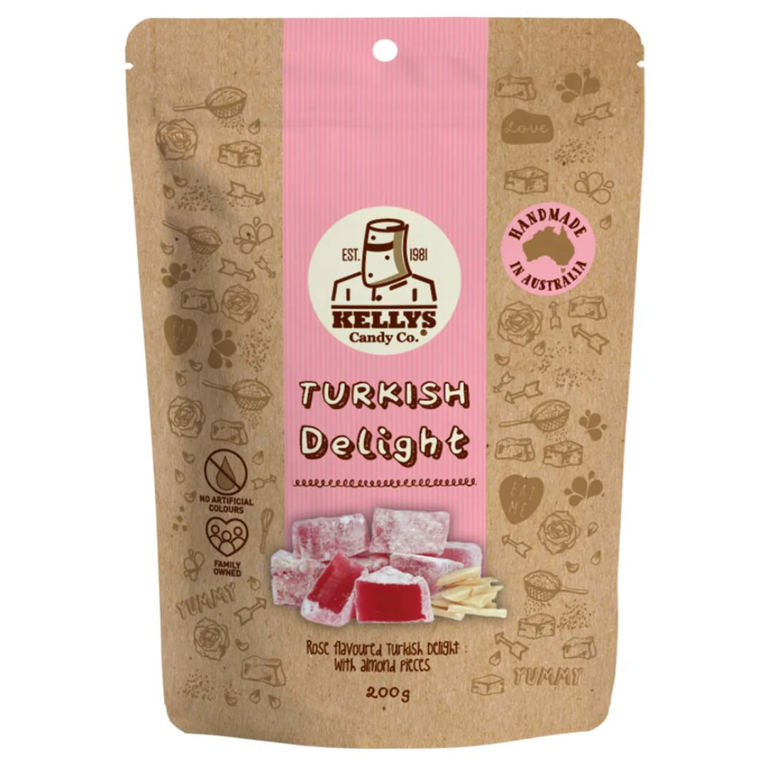 Kellys Candy Co Dusted Turkish Delight 275g