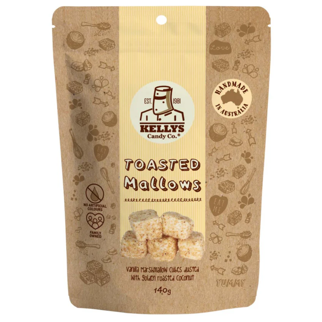 Kellys Candy Co Toasted Mallows 140g