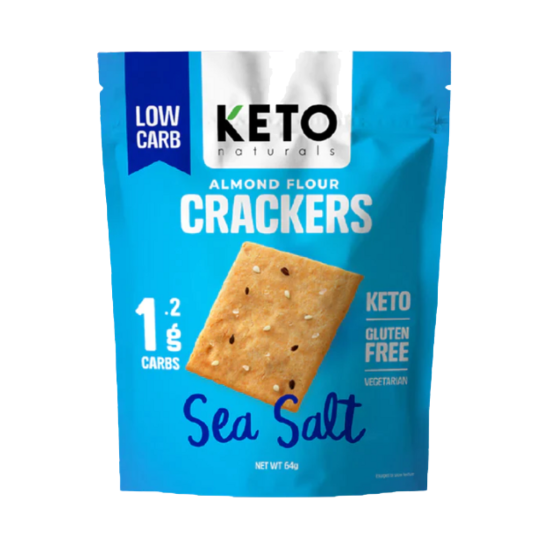 Keto Naturals Almond Flour Crackers with Sea Salt