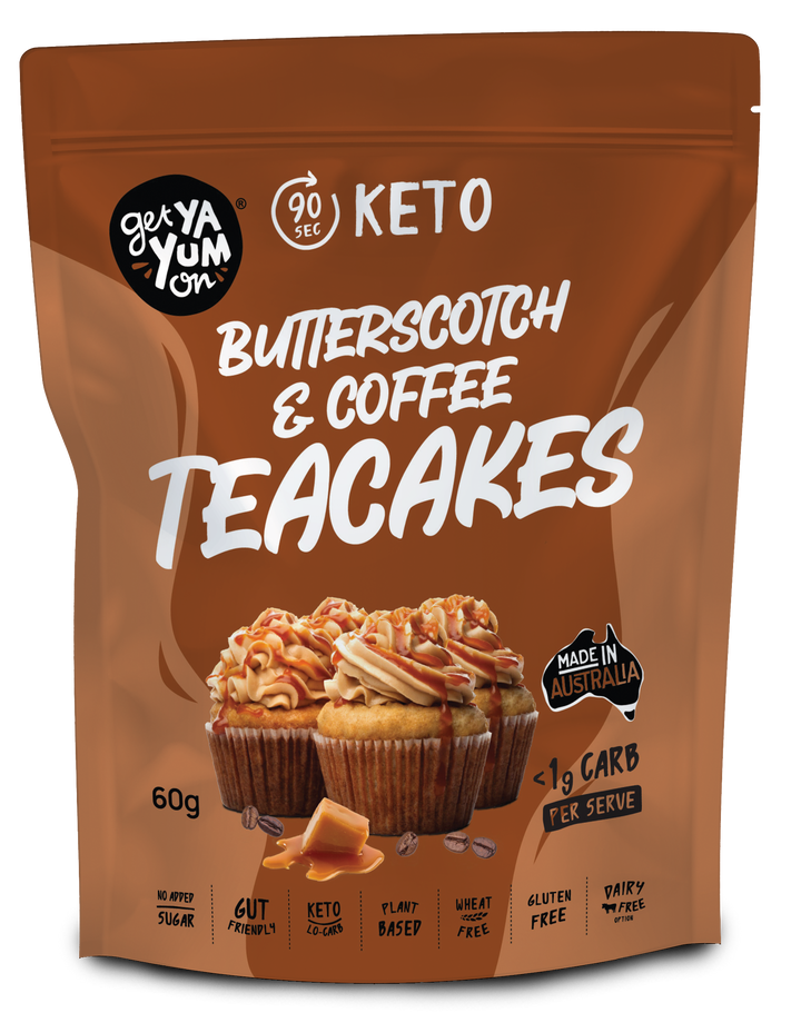 Get Ya Yum On Butterscotch and Coffee Teacake 60g