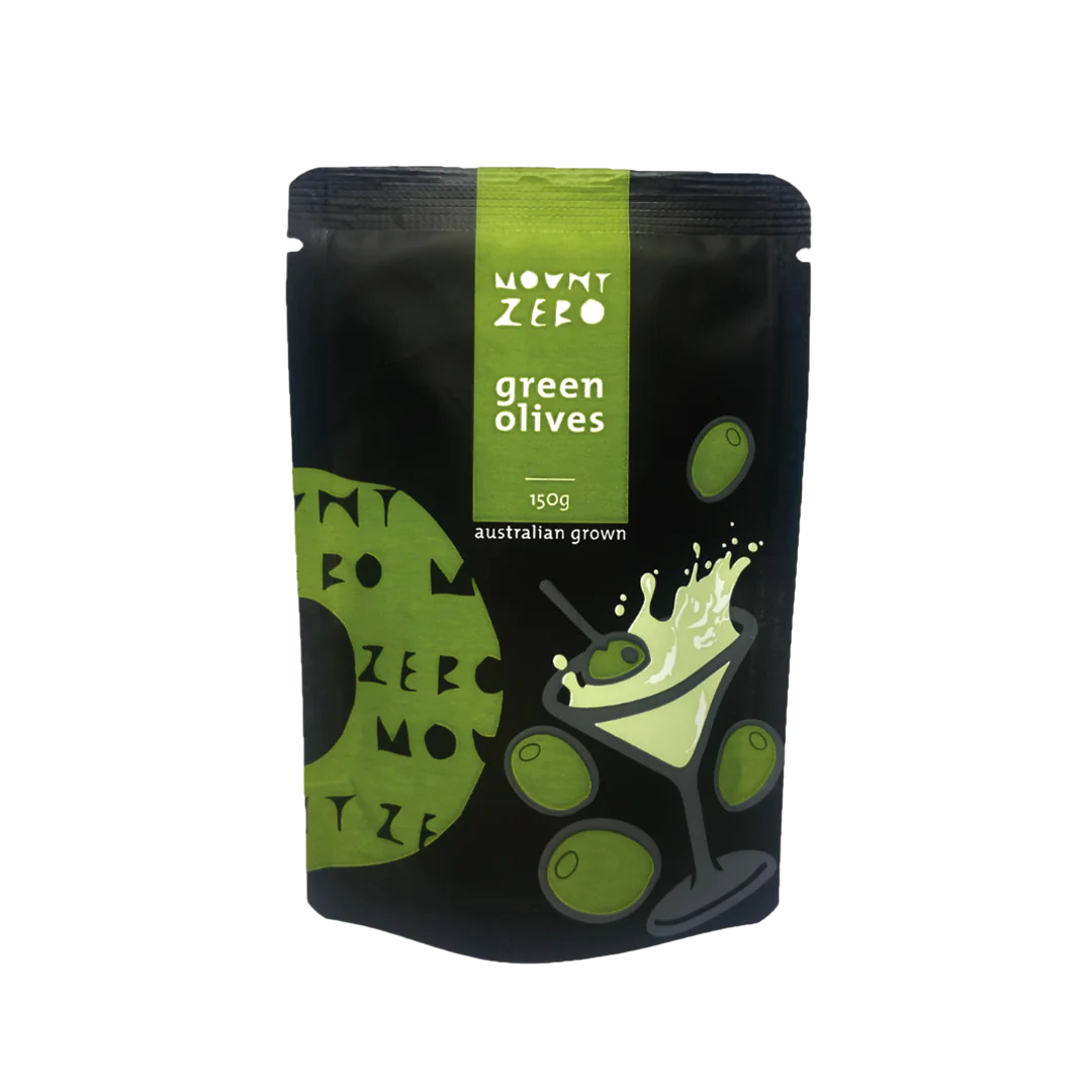 Mount Zero Olives Green Olives in Brine 150g