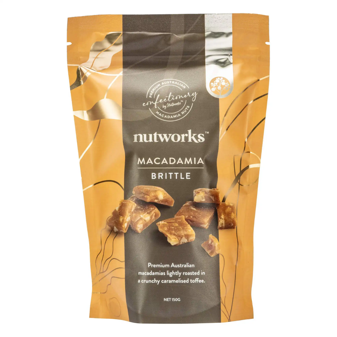 NUTWORKS MACADAMIA BRITTLE 150G