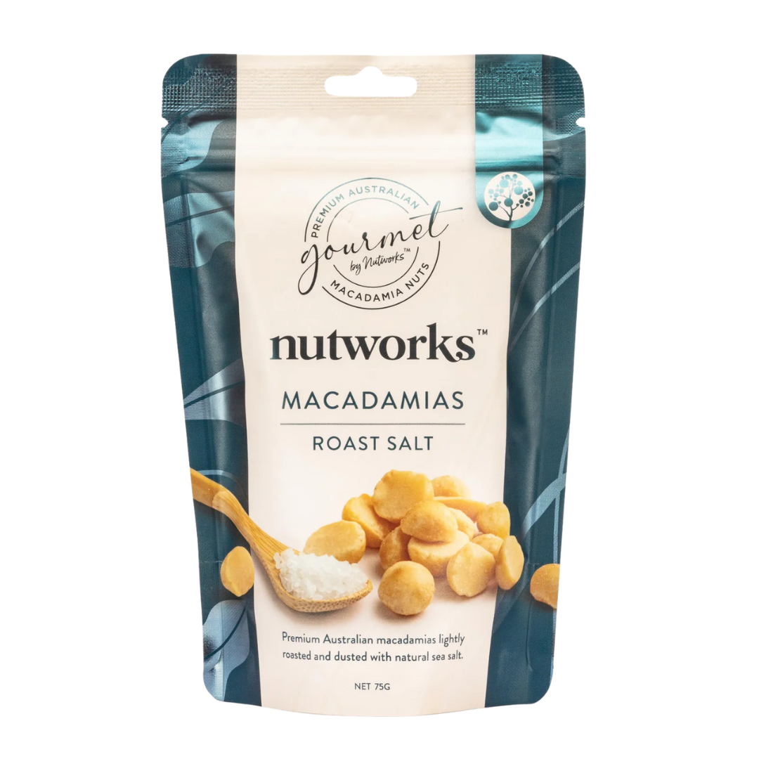 Nutworks Roast Salt Macadamias 75g