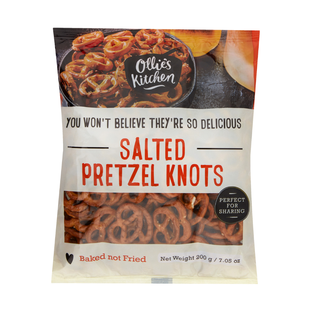 Ollie's Kitchen Salted Pretzel Knots 200g