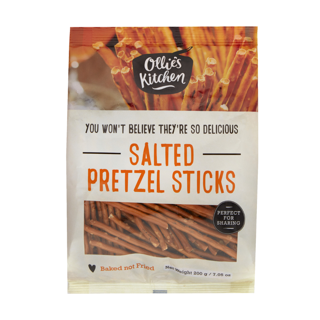 Ollie's Kitchen Salted Pretzel Sticks 200g