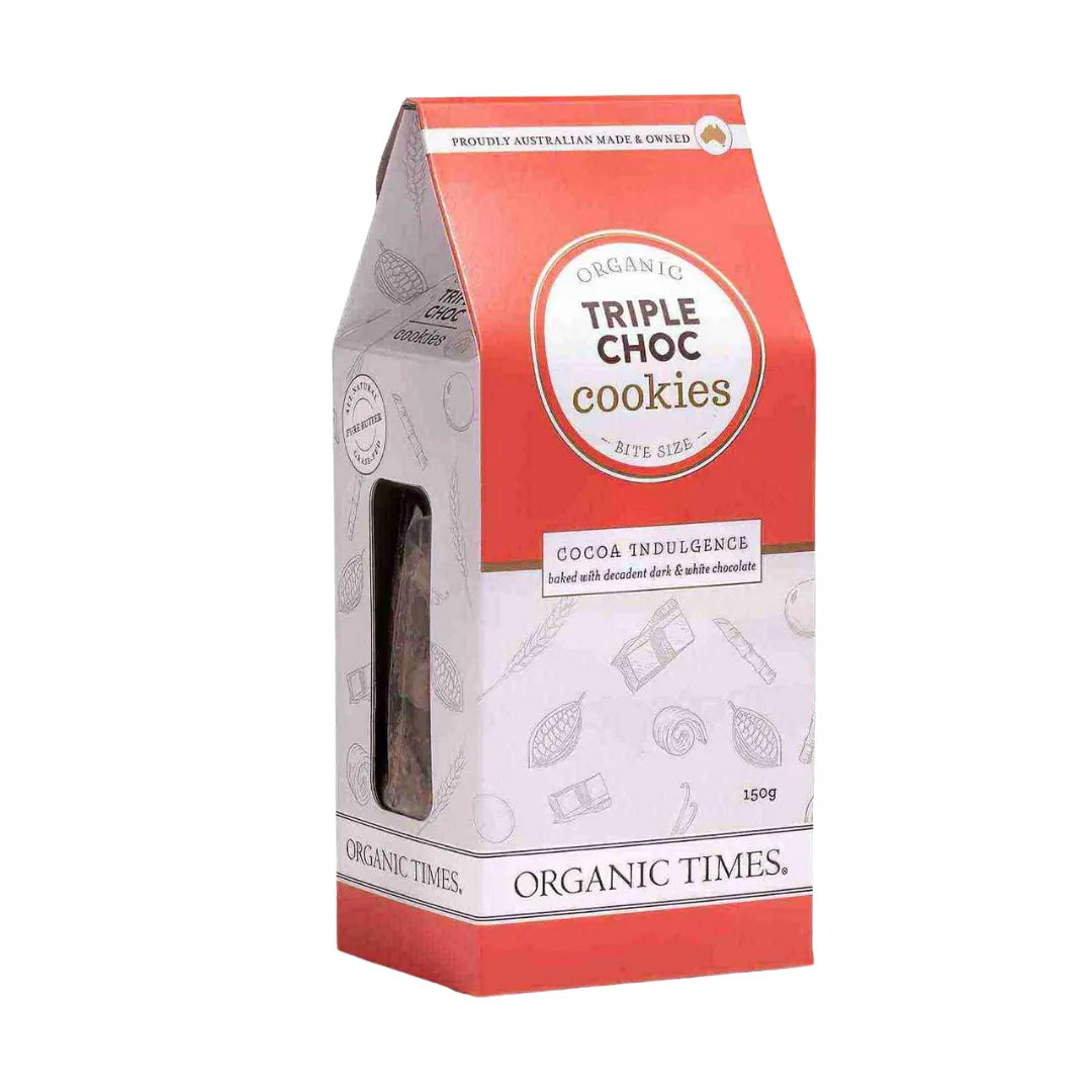 Organic Times Cookies Triple Choc 