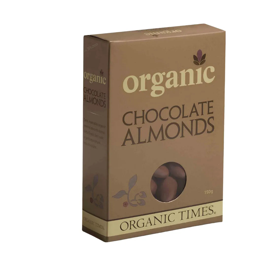 Organic Times Milk Chocolate Almonds