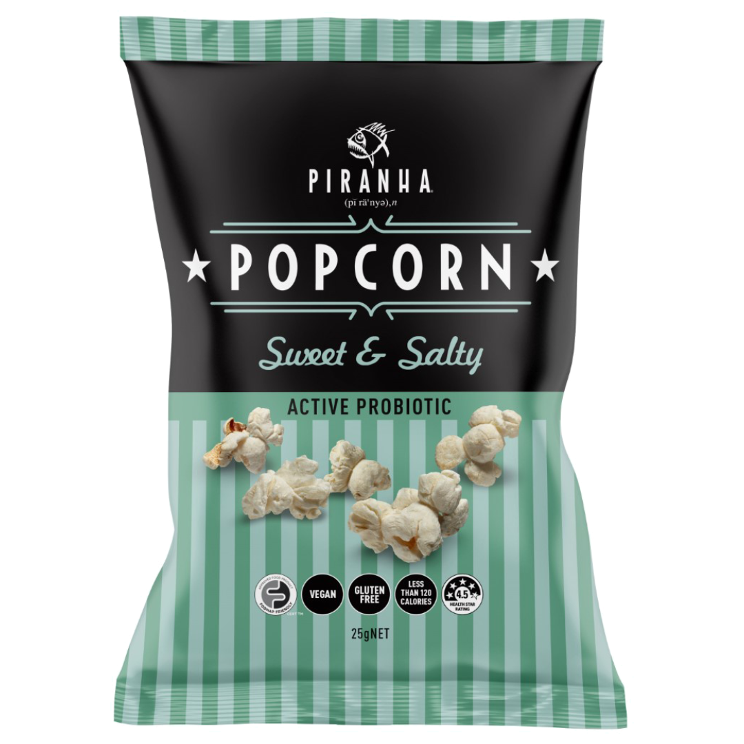 Piranha Sweet & Salty Popcorn 25g