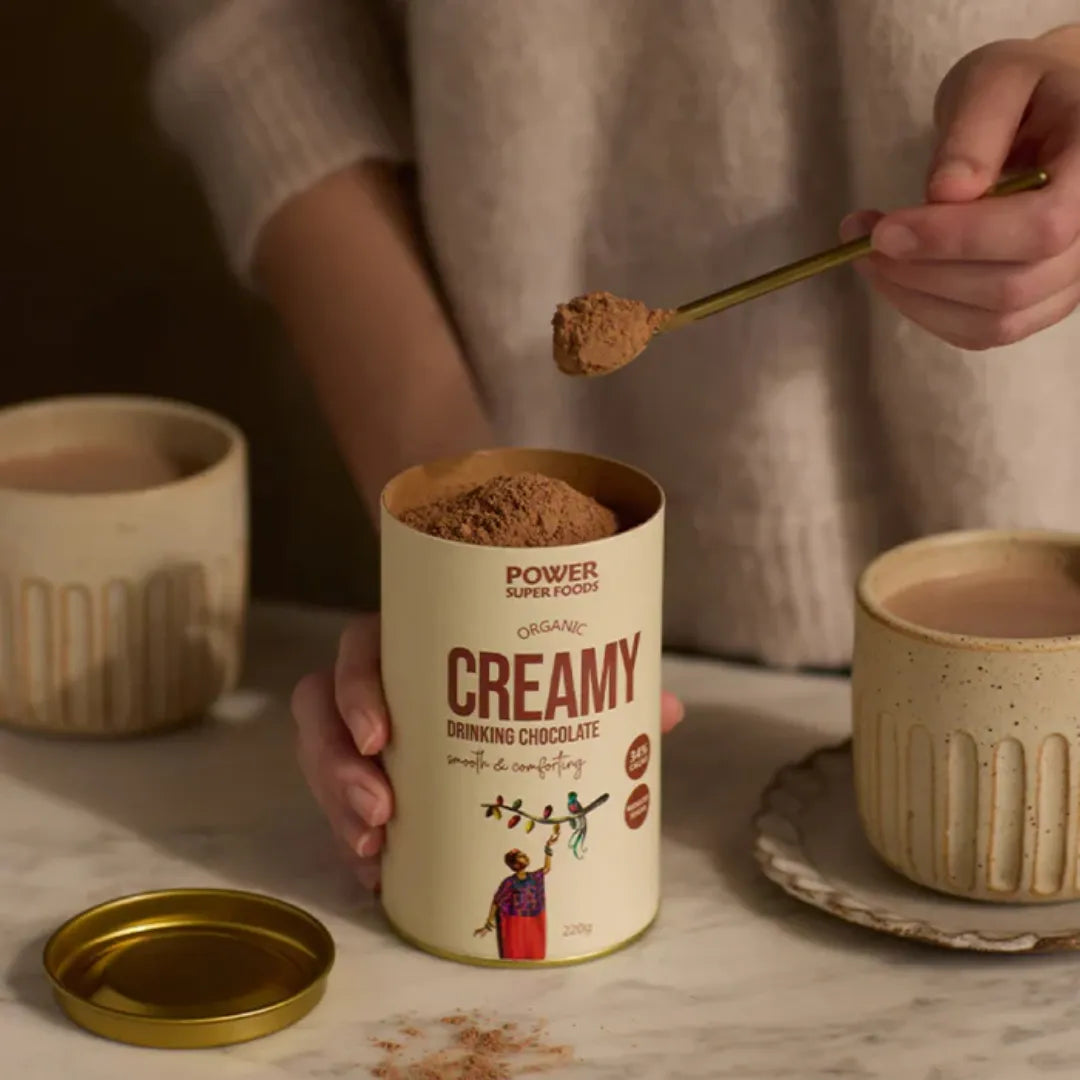 Power Super Foods Organic Creamy Drinking Chocolate 220g