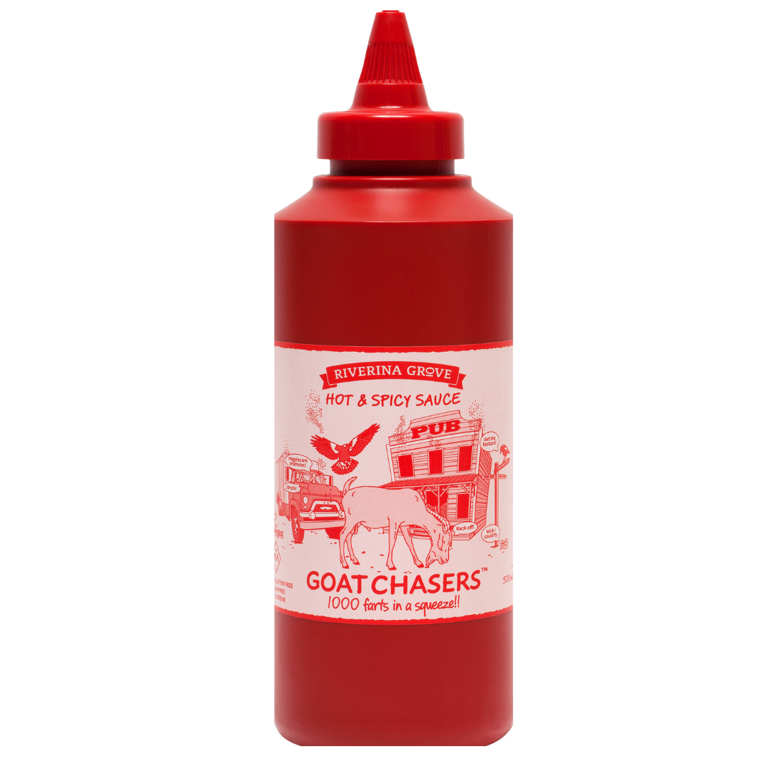 Riverina Grove Goat Chasers Hot & Spicy Sauce