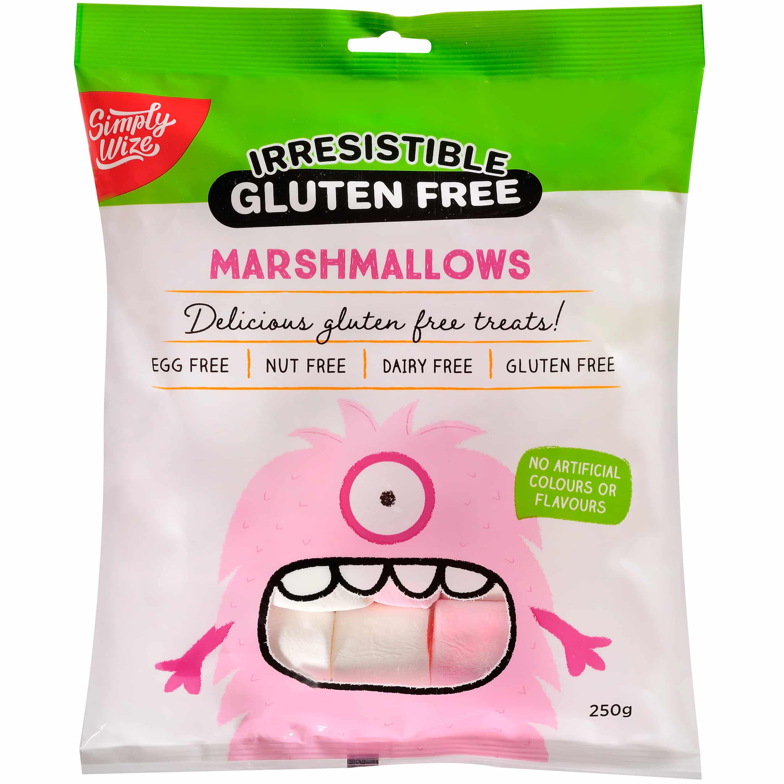 Simply Wize Marshmallows 250g