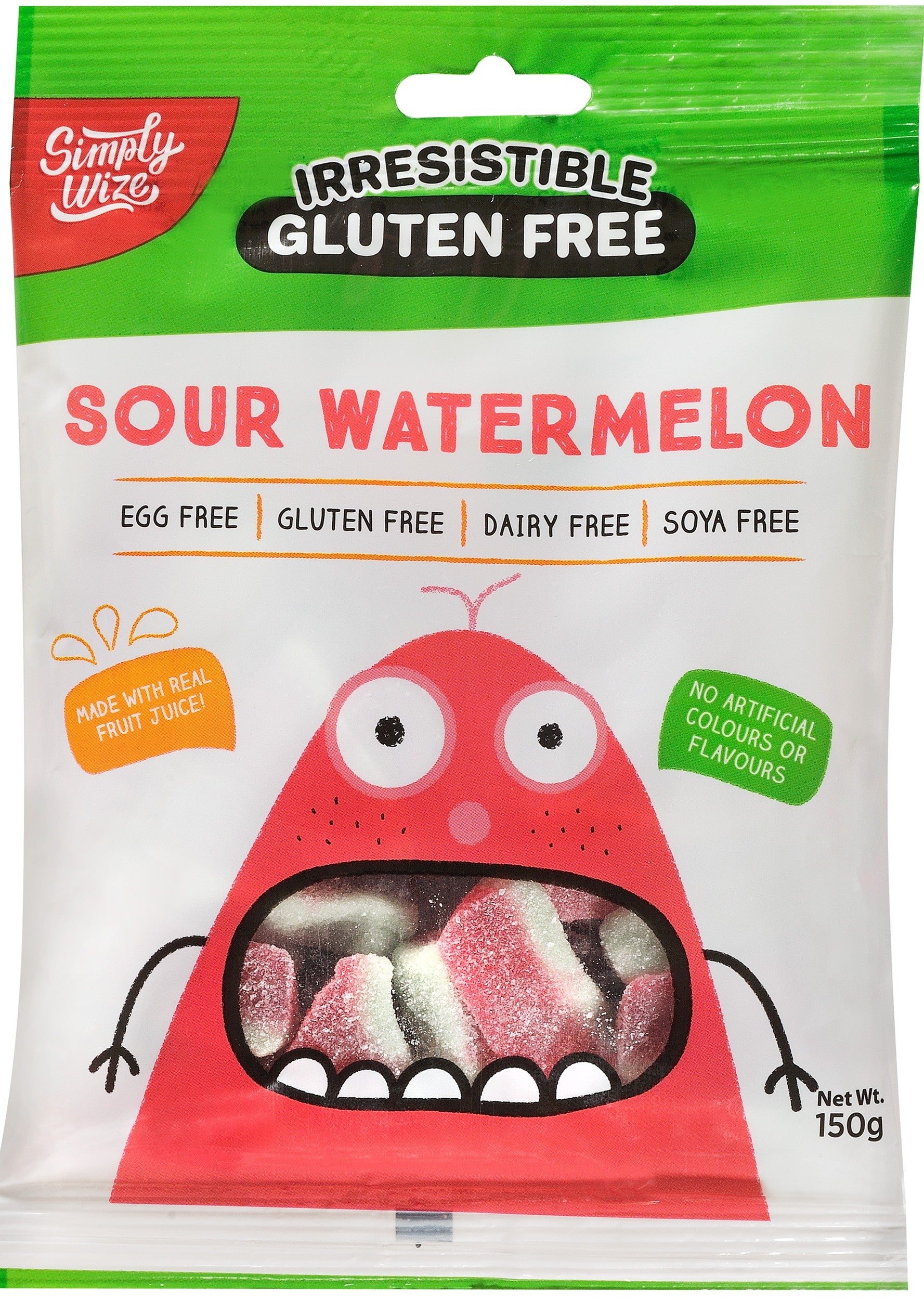 Simply Wize Sour Watermelon 150g