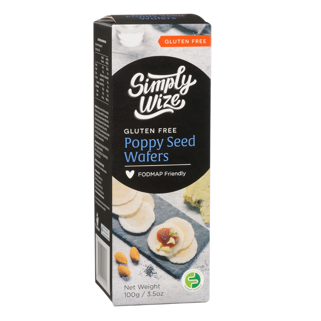 Simply Wize Poppy Seed Wafers 100g