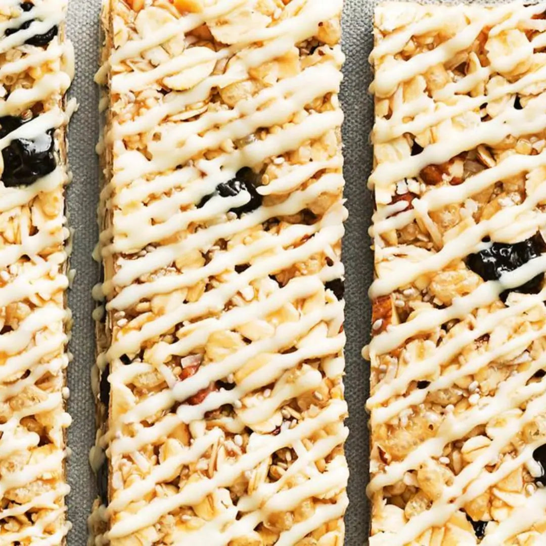 Springhill Farm Almond and Blueberry Muesli SLICE