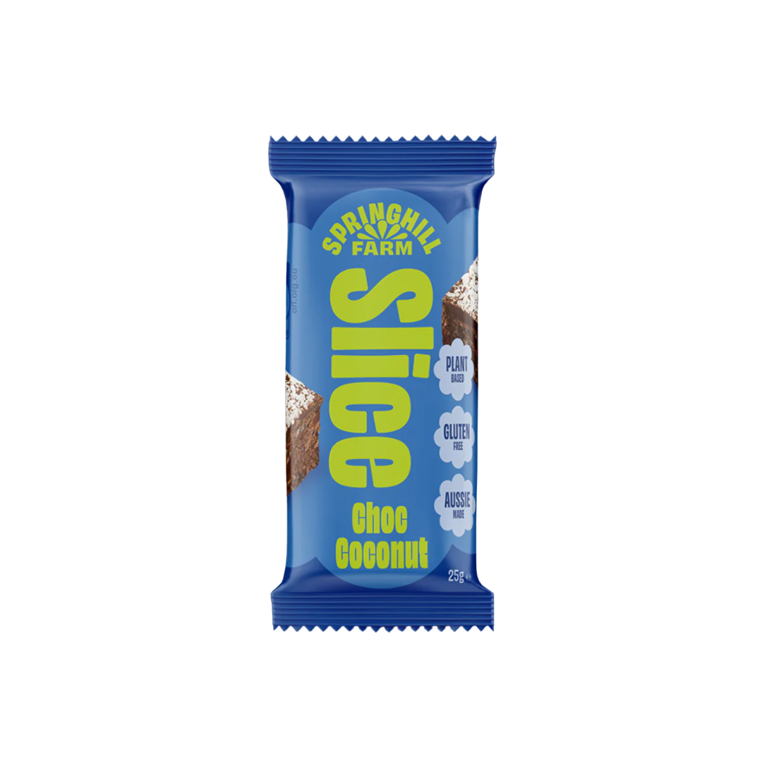 Springhill Farm Choc Coconut Slice 25g