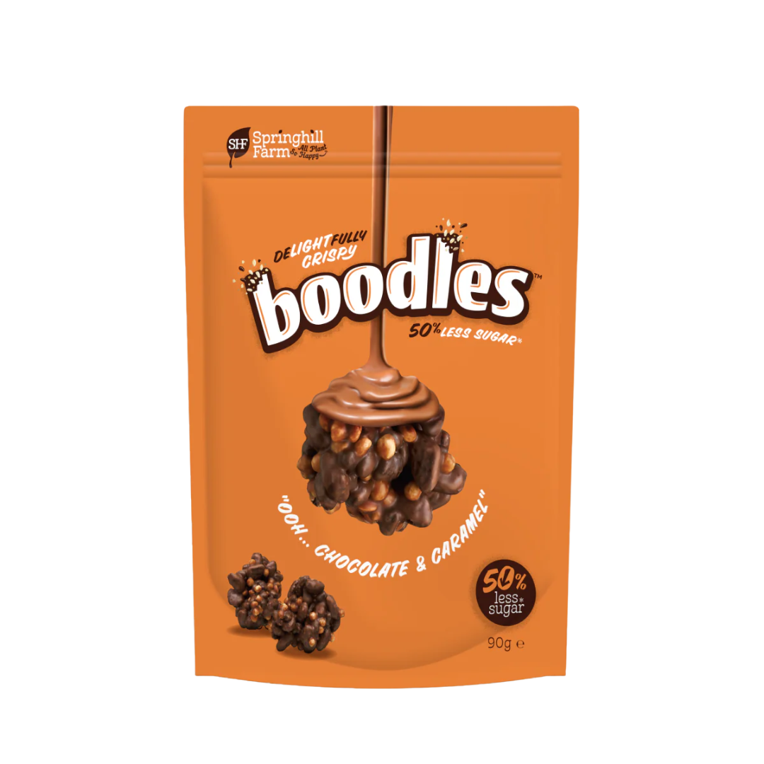 Springhill Farm Chocolate and Caramel boodles 90g