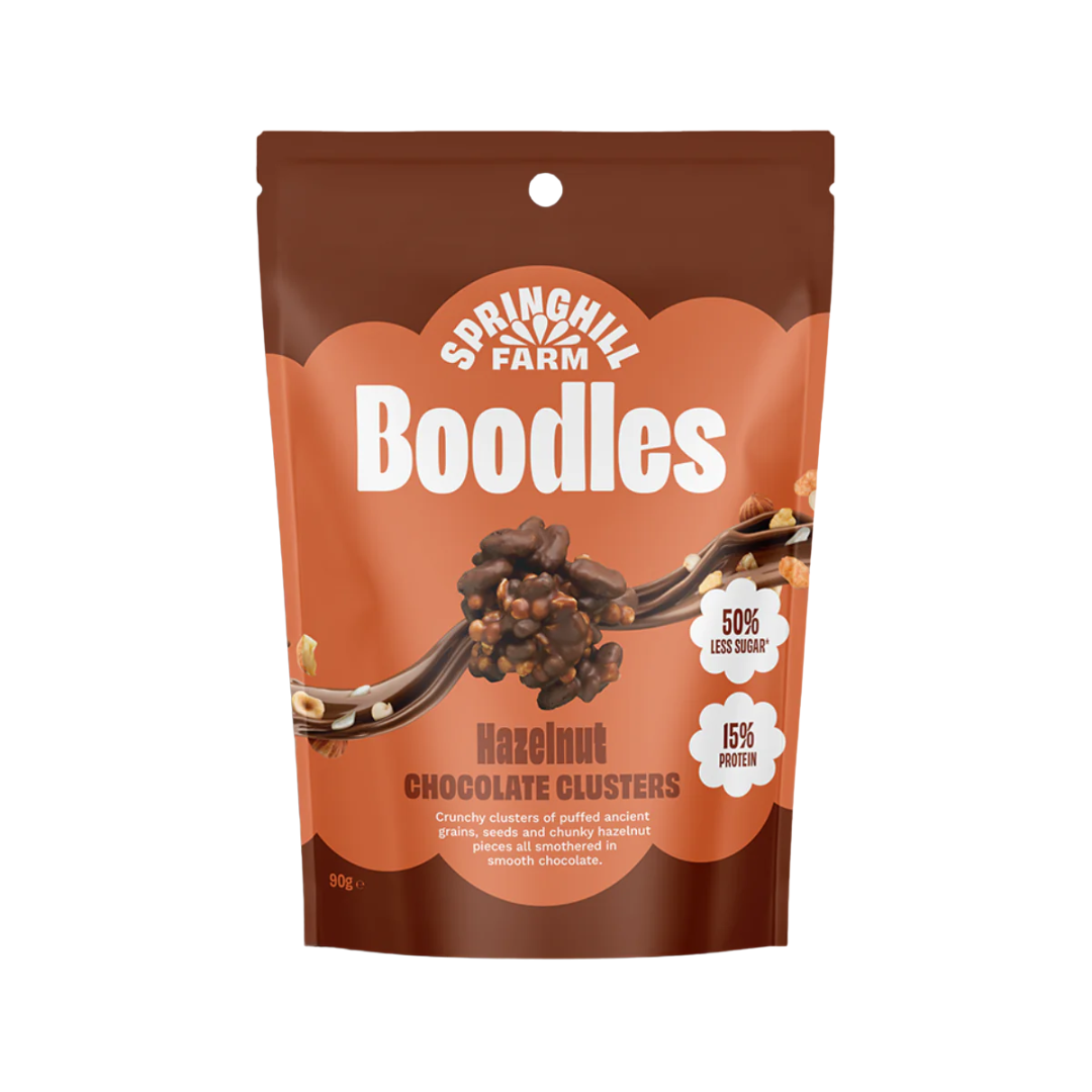 Springhill Farm Chocolate and Hazelnut boodles 90g