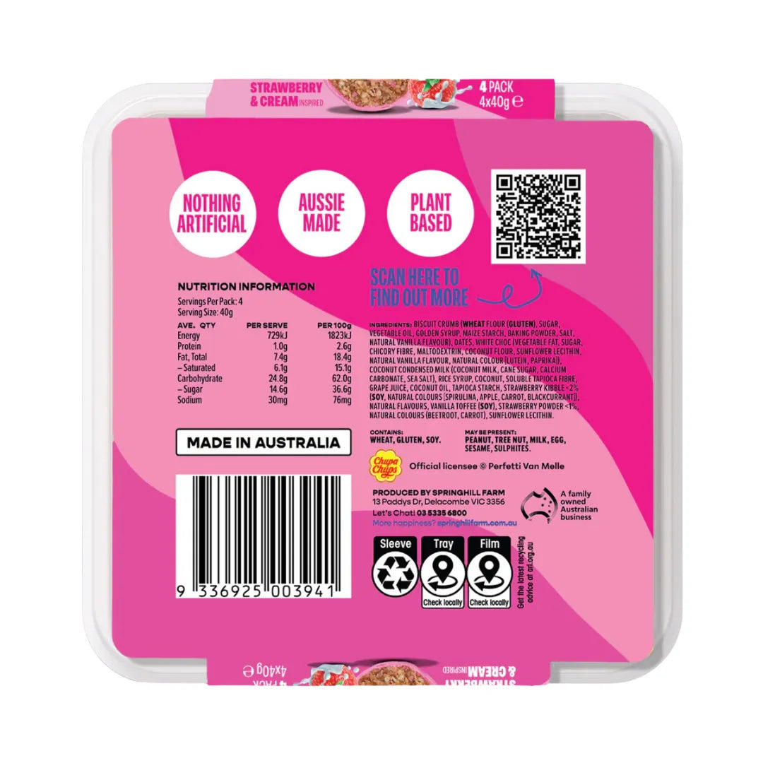 Springhill Farm SLICE X Chupa Chup Strawberry and Cream Inspired (4 pce) back