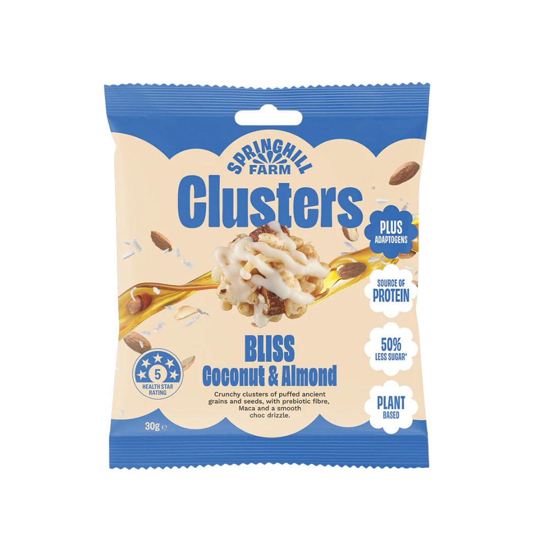 Springhill Farm boodles Healthy Clusters - Coconut & Almond 30g