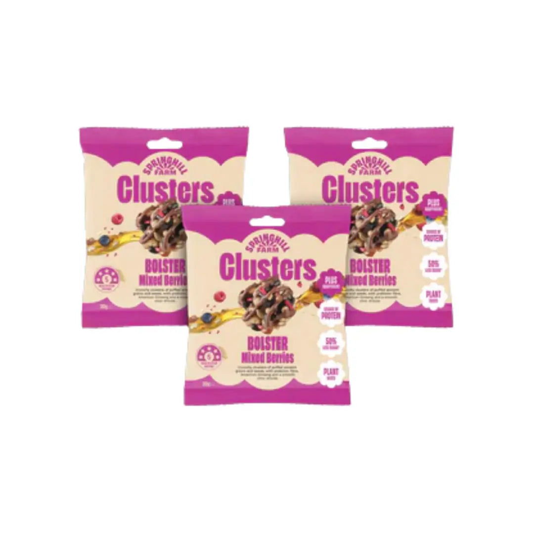 Springhill Farm boodles Healthy Clusters - Mixed Berries 30g packs