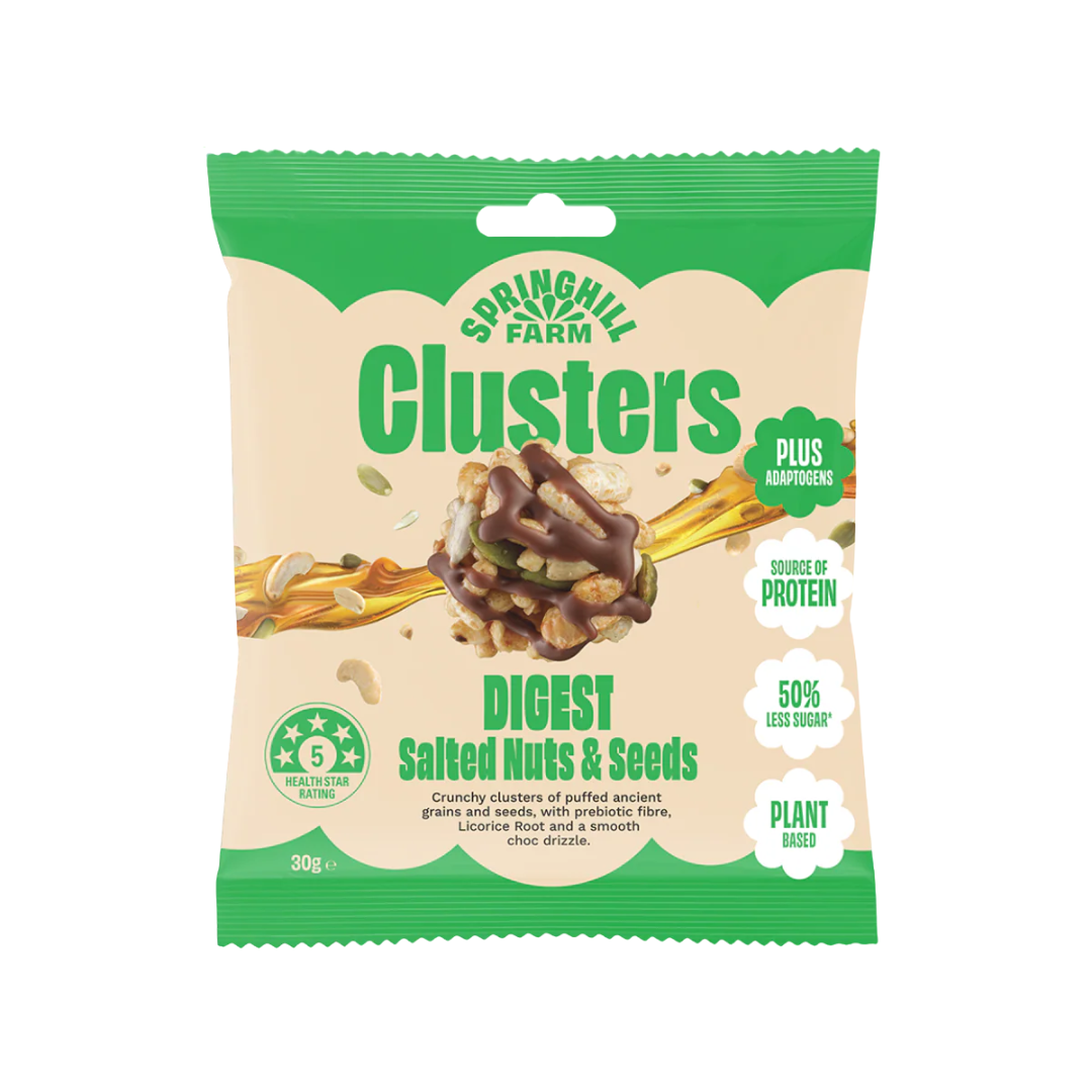 Springhill Farm boodles Healthy Clusters - Salted Nuts & Seeds 30g