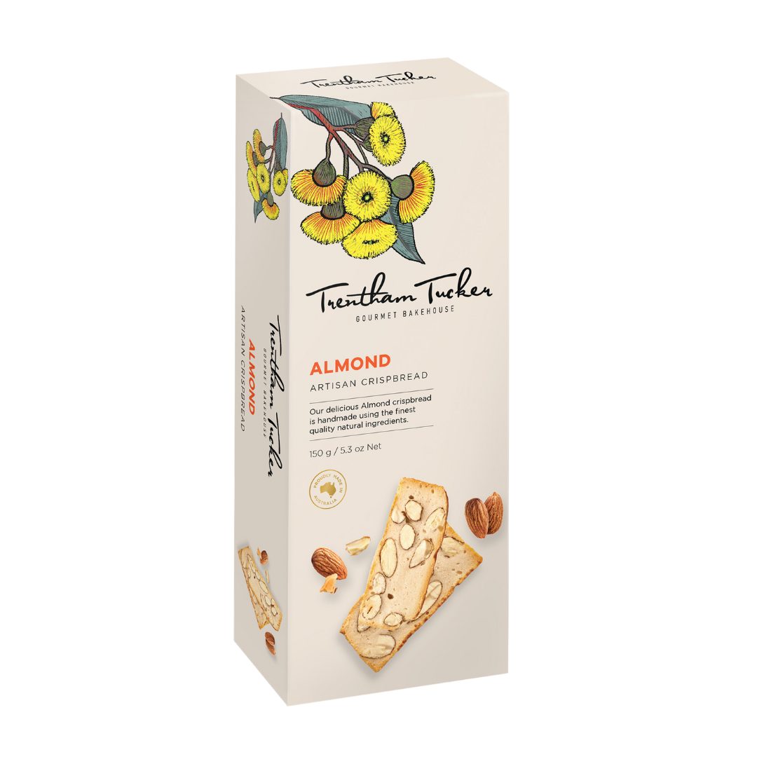Trentham Tucker Gourmet Bakehouse Almond Artisan Crispbread 150g