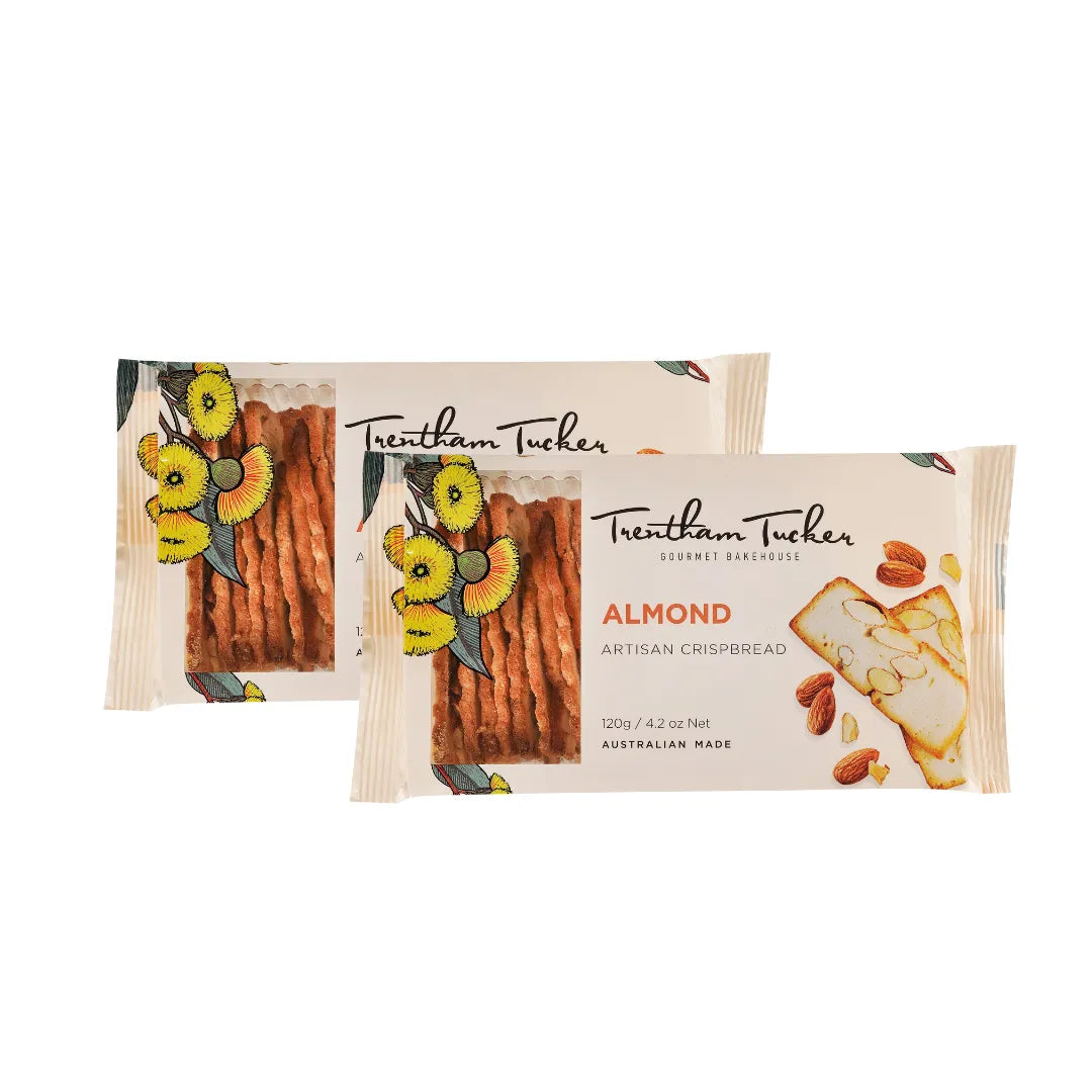 Trentham Tucker Gourmet Bakehouse Almond Crispbread Cello Pack