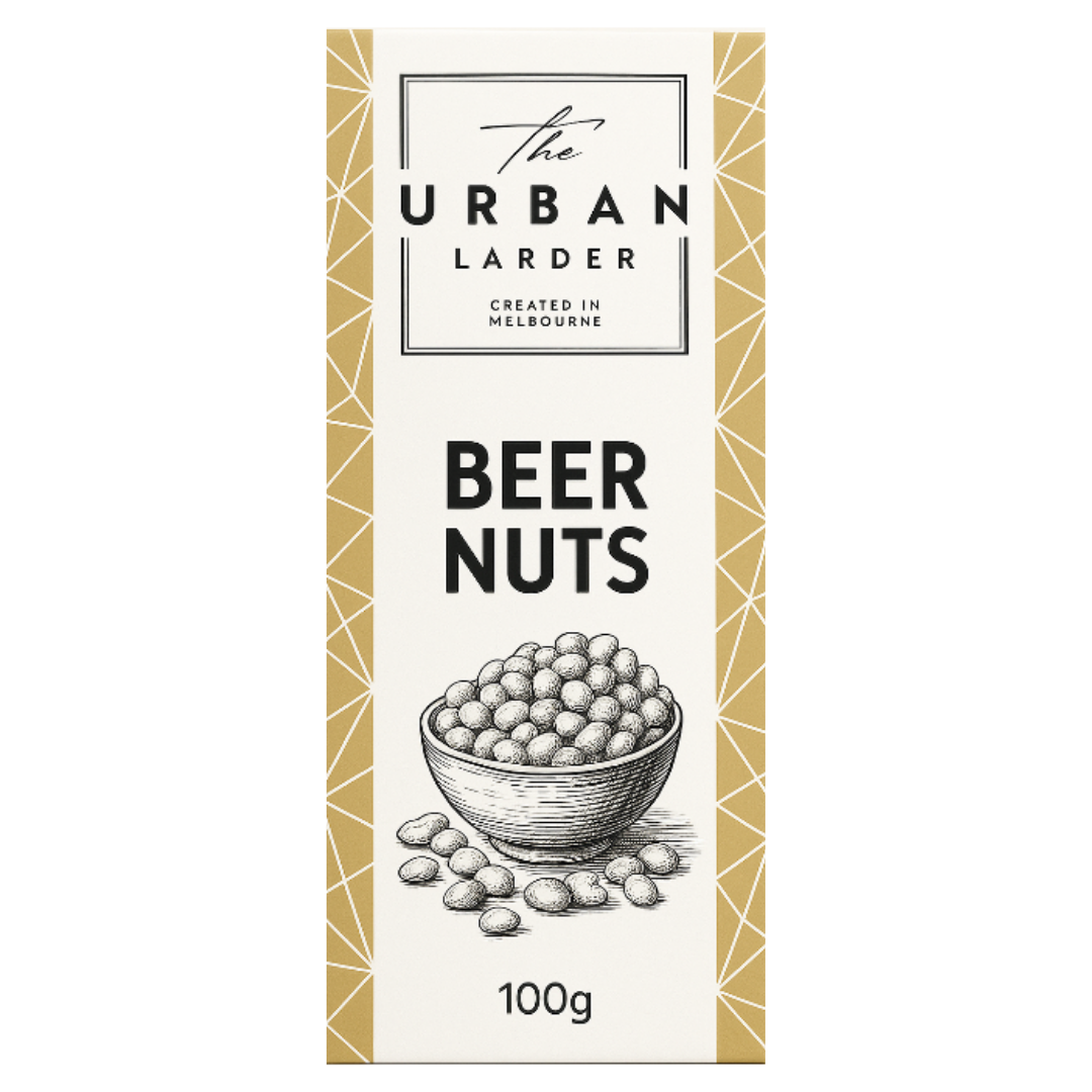 URBAN LARDER BEER NUTS 100G