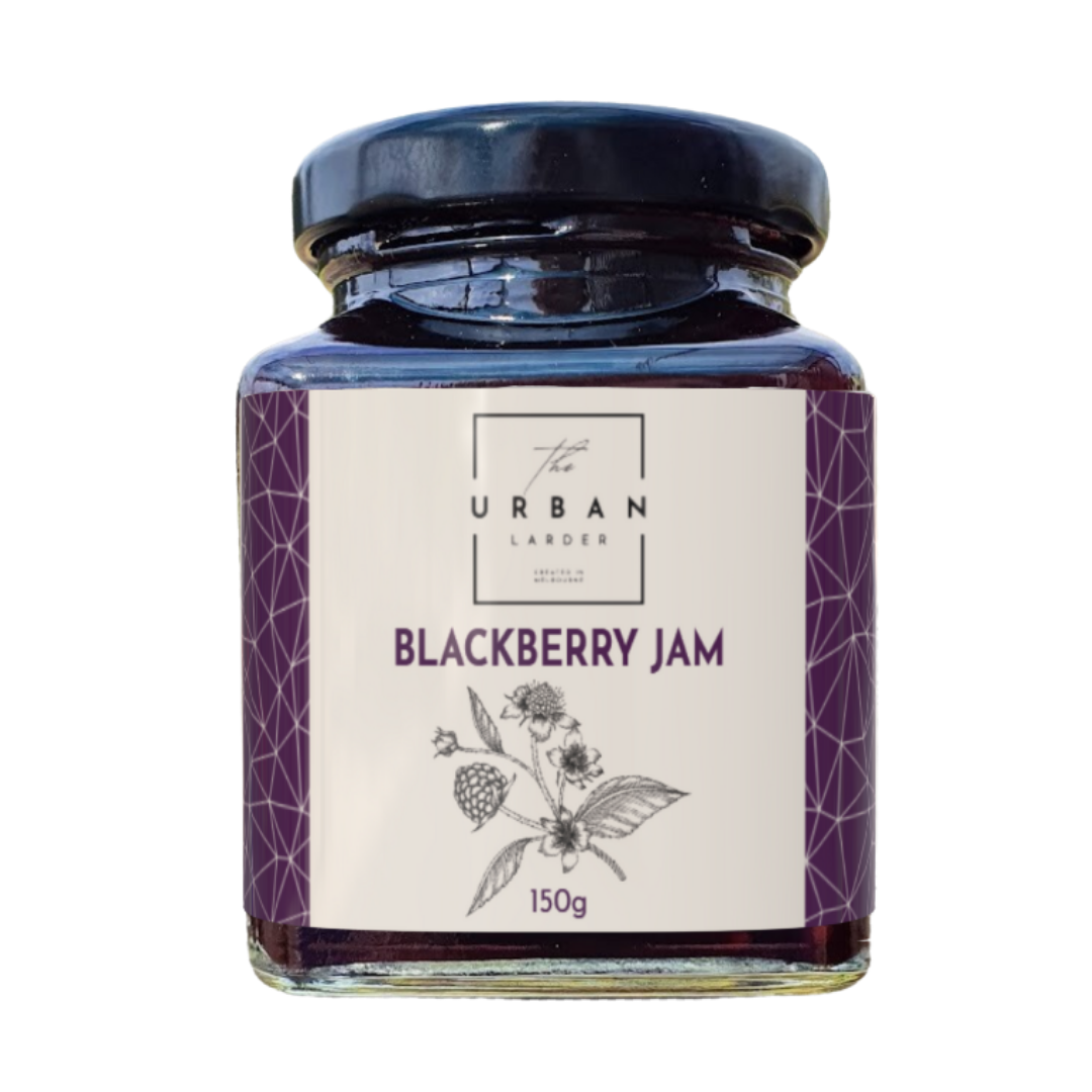 URBAN LARDER BLACK BERRY JAM 150G