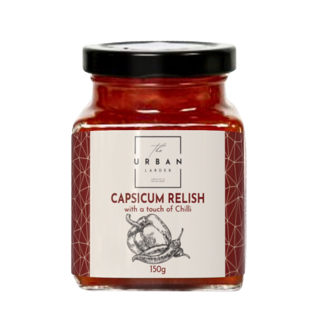URBAN LARDER CAPSICUM RELISH 100G
