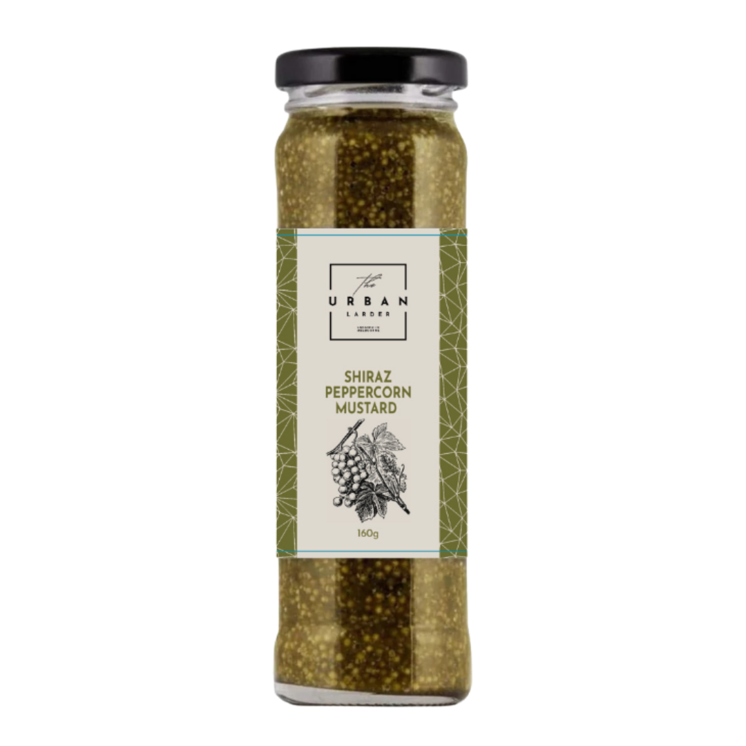 URBAN LARDER SHIRAZ PEPPERCORN SHIRAZ MUSTARD 160G