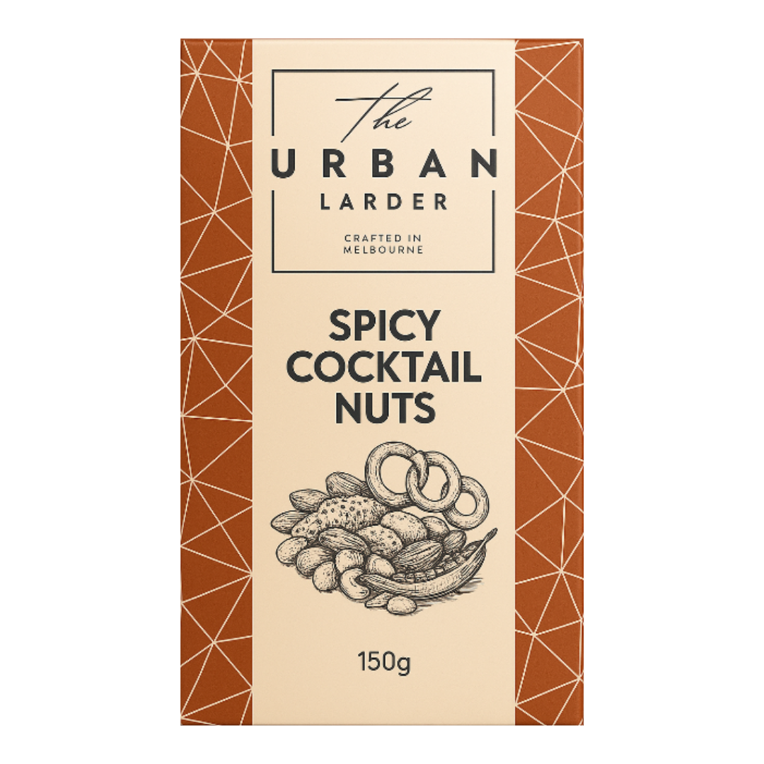 URBAN LARDER SPICY COCKTAIL NUTS 150G