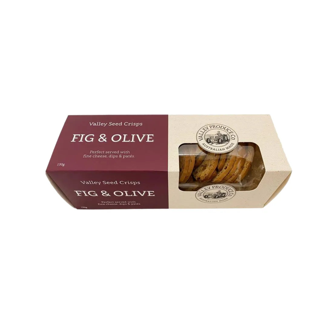 VALLEY PRODUCE CO FIG & OLIVE SEED CRISPS 