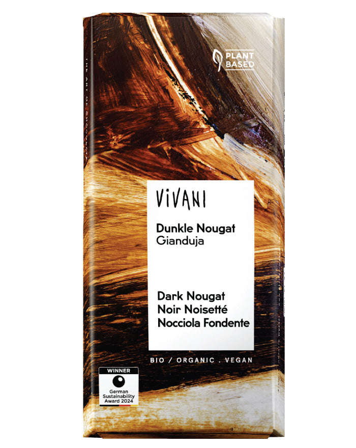 Vivani Organic Chocolate Dark Nougat 80g