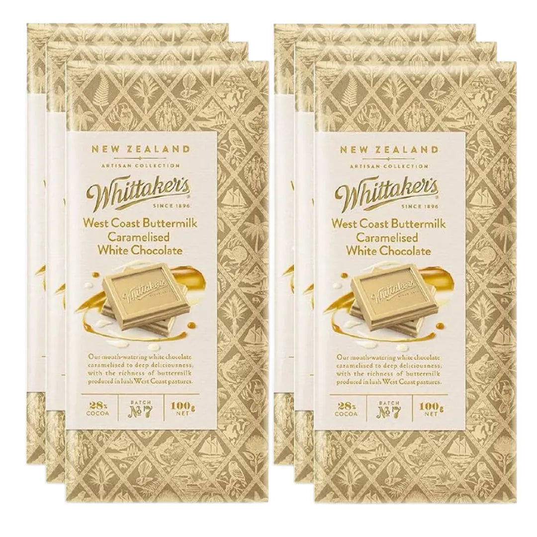 WHITTAKERS ARTISAN BUTTERMILK IN WHITE CHOCOLATE pk