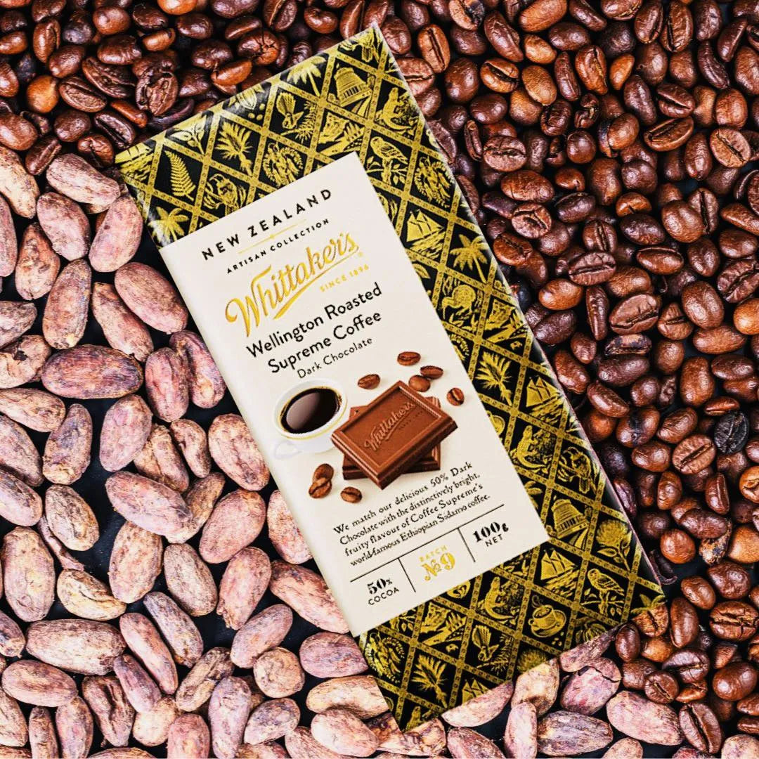 WHITTAKERS ARTISAN COFFEE IN DARK CHOCOLATE 