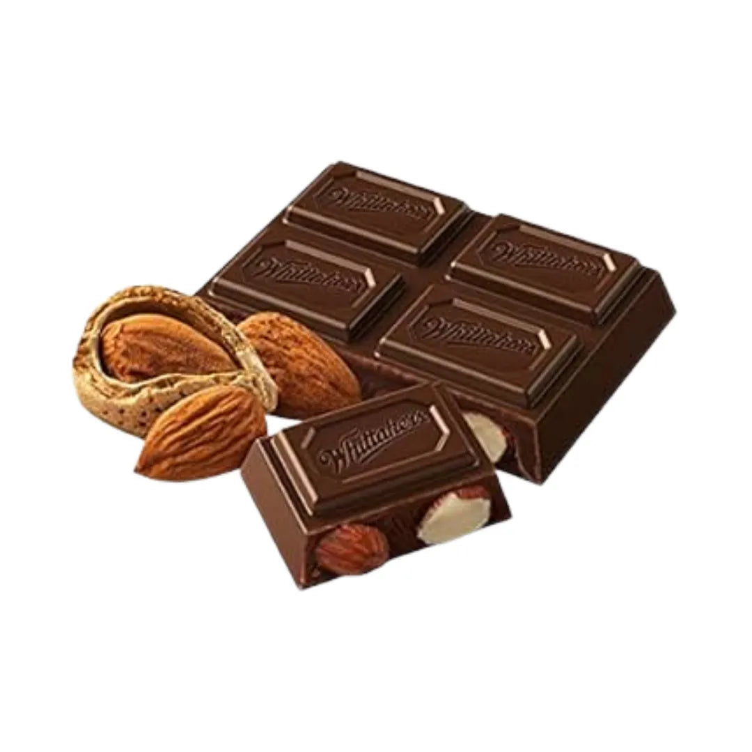 WHITTAKERS BLOCK CHOC 62% DARK ALMOND 200g