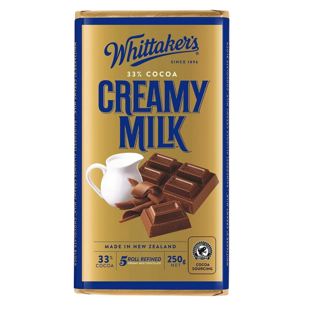 WHITTAKERS BLOCK CHOC CREAMY MILK