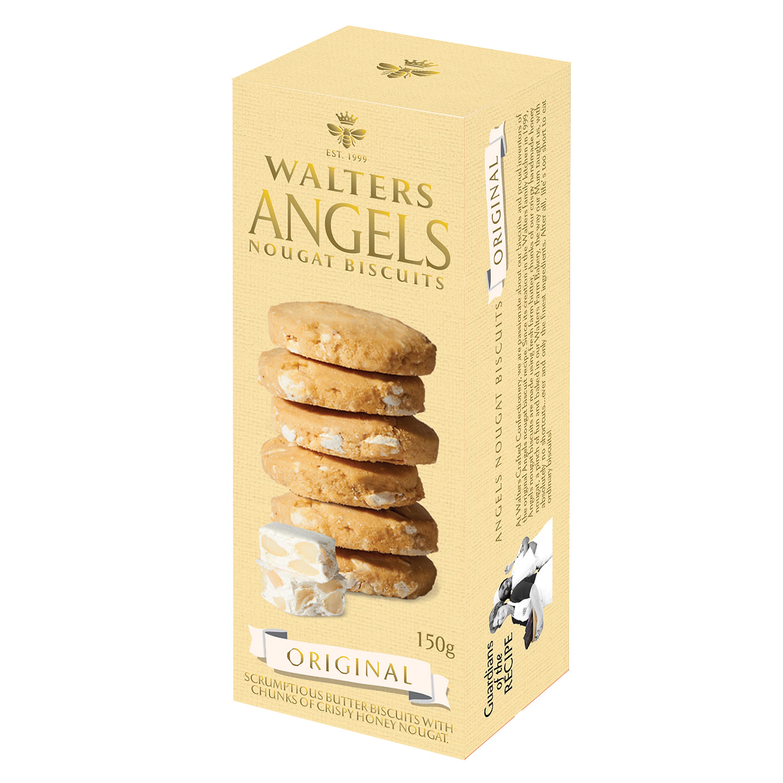 Walters Angels Original Nougat Biscuits 150g
