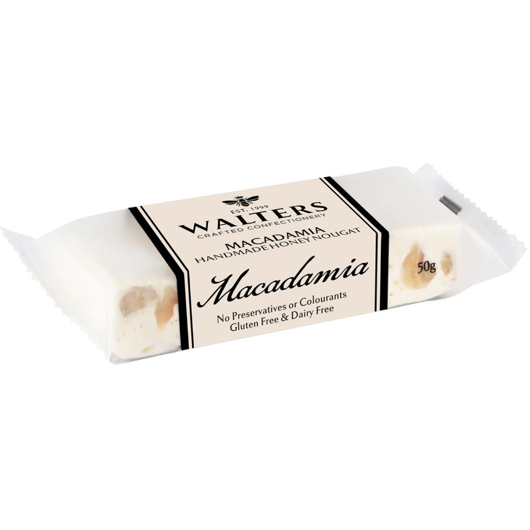 Walters Handmade Honey Nougat Macadamia 50g