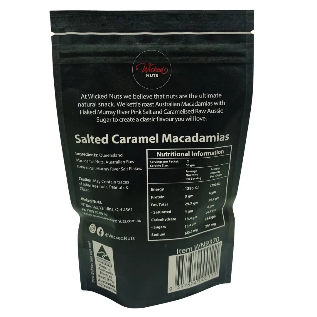 Wicked Nuts Craft Nut Varieties back